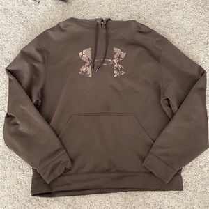 Brown camo Under Armour hoodie